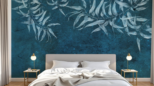 Design SK0113 — Papier peint Eucalyptus Botanique Sauge — Novomur