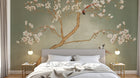 Design SK0166 — Papier peint Magnolia & Oiseaux — Novomur