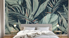 Design SK0176 — Papier peint Palmier Tropical Vert - Collection 2 — Novomur