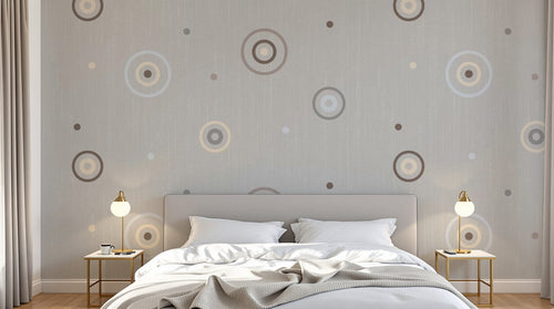 Design SK0434 — Papier peint Art Abstrait Bauhaus Coloré - Collection 2 — Novomur