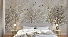 Design SK0549 — Papier peint Forêt Pins et Sapins - Collection 2 — Novomur