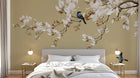 Design SK0777 — Papier peint Cerisier Blanc et Prunier — Novomur
