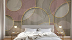Design SL0082 — Papier peint Art Déco Éventails et Or - Collection 2 — Novomur
