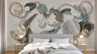 Design SL0232 — Papier peint Art Déco Éventails et Or - Collection 2 — Novomur