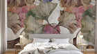 Design SL0302 — Papier peint Ginkgo aquarelle vintage symetrique — Novomur