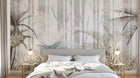 Design SL0451 — Papier peint Paysage tropical beige aquarelle vintage — Novomur