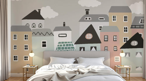 Design SL0775 — Papier peint Architecture et Villes — Novomur