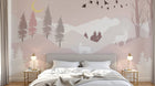 Design SL0807 — Papier peint Forêt Pins et Sapins - Collection 3 — Novomur