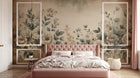 Design A0042 — Papier peint Floral Pivoines et Roses - Collection 1 — Novomur