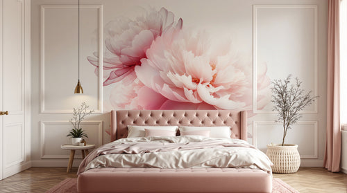 Design A0047 — Papier peint Floral Pivoines et Roses - Collection 2 — Novomur