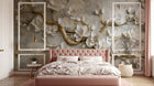 Design A0103 — Papier peint Floral Pivoines et Roses - Collection 1 — Novomur