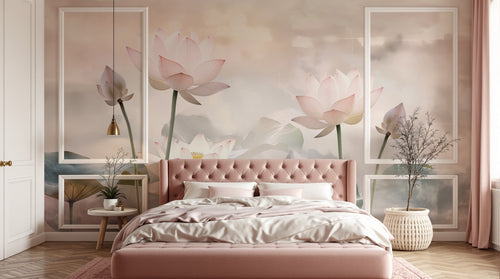 Design A0124 — Papier peint Floral Petites Fleurs — Novomur