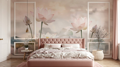 Design A0124 — Papier peint Floral Petites Fleurs — Novomur