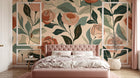 Design A0552 — Papier peint Floral Pivoines et Roses - Collection 2 — Novomur
