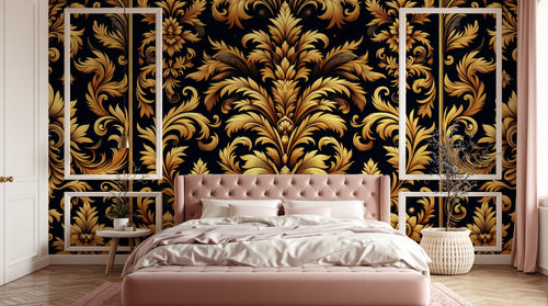 Design A0664 — Papier peint Damassé Classique — Novomur