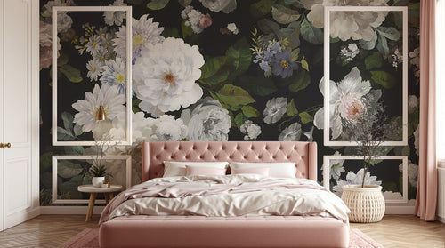 Design C0725 — Papier peint Floral Vintage Baroque — Novomur