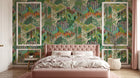 Design D0168 — Papier peint Art Déco Éventails et Or - Collection 2 — Novomur