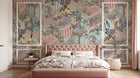 Design D0168B — Papier peint Art Déco Éventails et Or - Collection 2 — Novomur