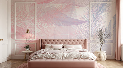 Design D0378 — Papier peint Plumes — Novomur