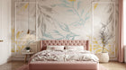Design SK0115 — Papier peint Botanique Feuilles Dorées — Novomur