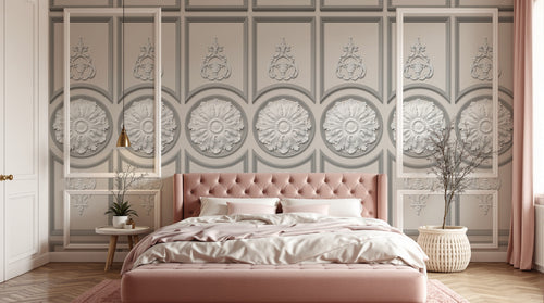 Design SK0537 — Papier peint Damassé Classique — Novomur