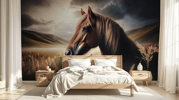 Papier peint Chevaux - Sur mesure