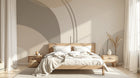 Design A0216 — Papier peint Art Abstrait Bauhaus Beige - Collection 1 — Novomur
