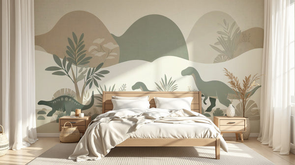 Papier peint Dinosaures - Sur mesure