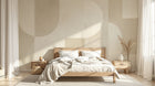 Design A0366 — Papier peint Art Abstrait Bauhaus Beige - Collection 2 — Novomur