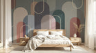 Design C0880 — Papier peint Art Abstrait Bauhaus Beige - Collection 1 — Novomur