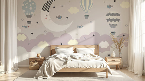 Design D0057 — Papier peint Ciel Nocturne Enfant - Collection 1 — Novomur