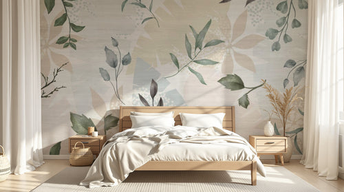 Design D0694 — Papier peint Botanique Feuillage - Collection 1 — Novomur