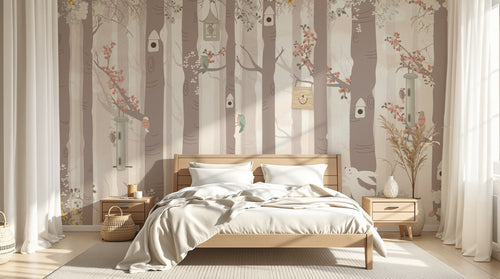 Design D0794 — Papier peint Animaux Forêt - Collection 2 — Novomur