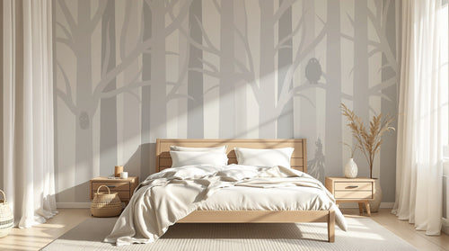 Design E0489 — Papier peint Animaux Forêt — Novomur