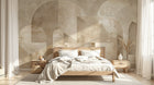 Design F0681 — Papier peint Art Abstrait Bauhaus Beige - Collection 1 — Novomur