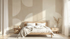 Design F0682 — Papier peint Art Abstrait Bauhaus Beige - Collection 2 — Novomur