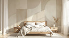 Design F0869 — Papier peint Art Abstrait Bauhaus Beige - Collection 2 — Novomur