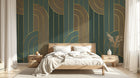 Design SK0975 — Papier peint Art Abstrait Bauhaus Beige - Collection 1 — Novomur