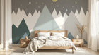 Design SL0370 — Papier peint Montagne Scandinave Enfant — Novomur