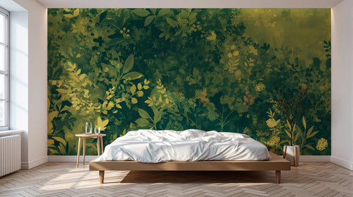 Design A0044 — Papier peint Botanique Feuillage - Collection 1 — Novomur
