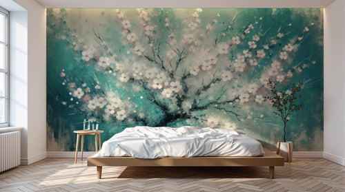 Papier peint Cerisier - Sur mesure - Design A0051