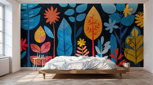 Design A0063 — Papier peint Botanique Feuillage - Collection 2 — Novomur