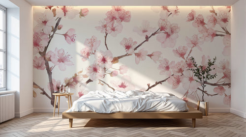 Papier peint Cerisier - Sur mesure - Design A0080