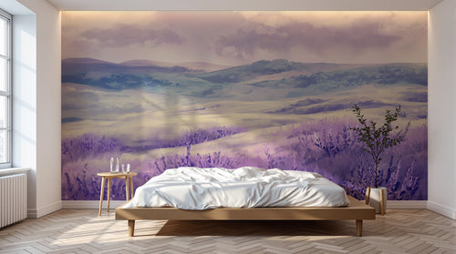 Design A0149 — Papier peint Paysage Montagne Réaliste — Novomur