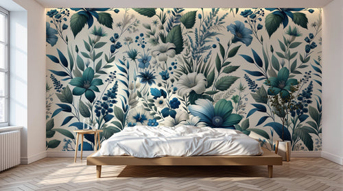 Design A0569 — Papier peint Botanique Feuillage - Collection 2 — Novomur