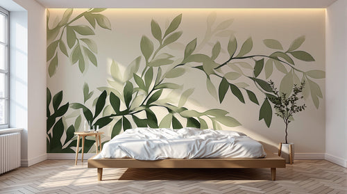 Design A0686 — Papier peint Botanique Feuillage - Collection 1 — Novomur