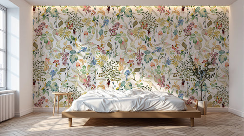Design D0218 — Papier peint Botanique Feuillage - Collection 2 — motif standard — Novomur