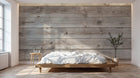 Design D0888 — Papier peint Bois Rustique Blanchi — Novomur