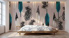 Design SD0063 — Papier peint Plumes — Novomur