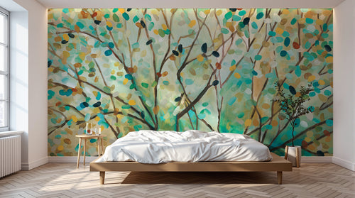 Design SD0503 — Papier peint Arbres Décoratifs — Novomur